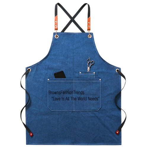 Branded "Love Is All The World Needs" Work Apron