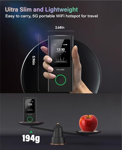 5G Mobile Portable Hotspot for Travel in 200+ Countries