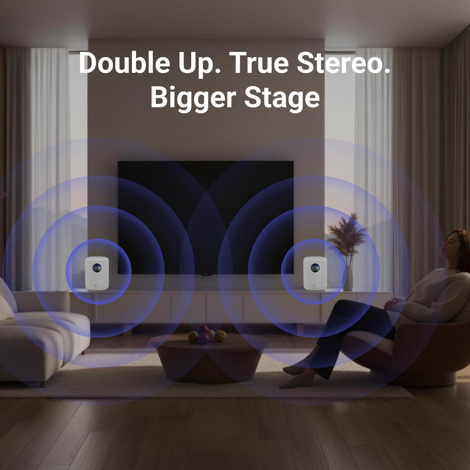 WiiM Sound Smart Speaker with 1.8″ Touch Display