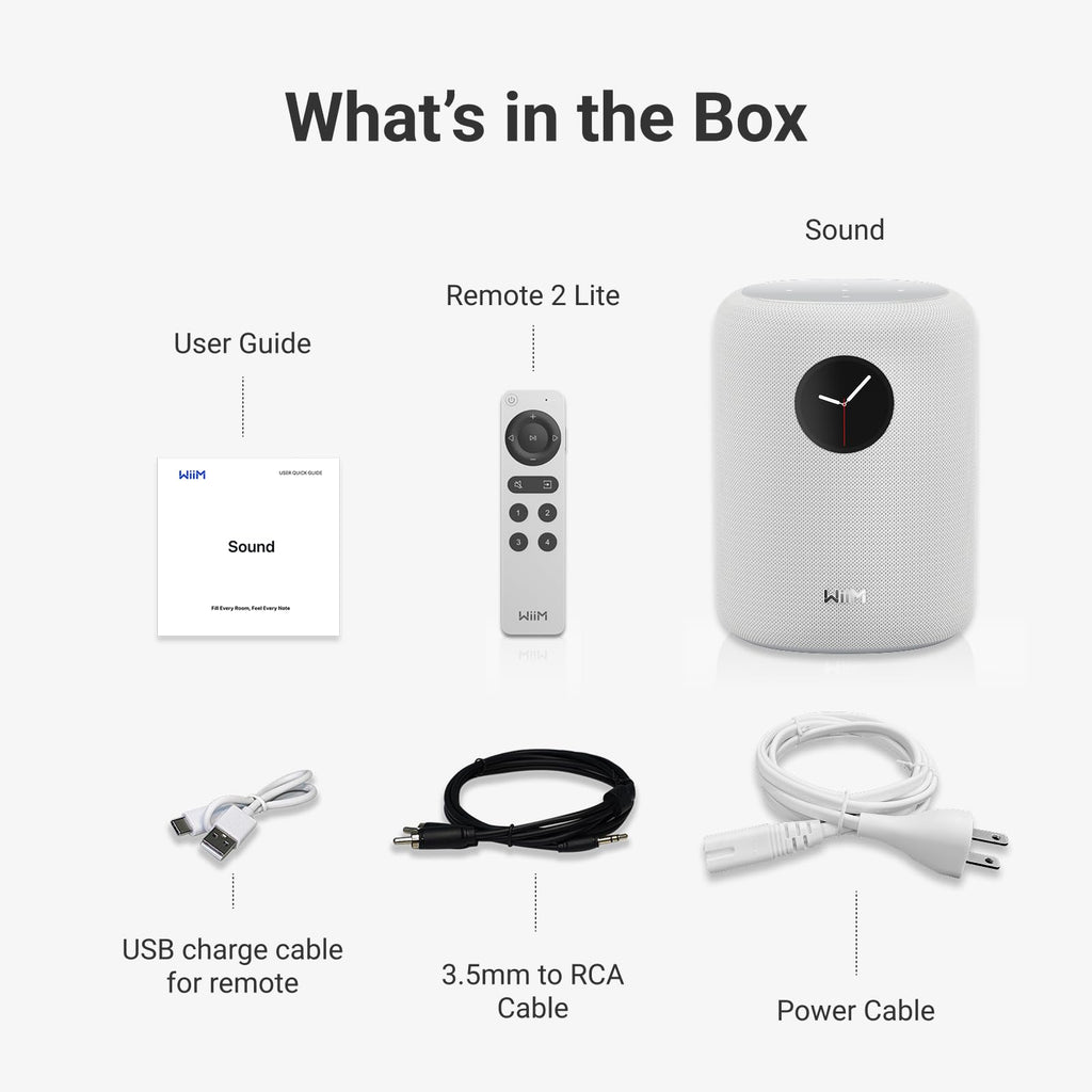 WiiM Sound Smart Speaker with 1.8″ Touch Display