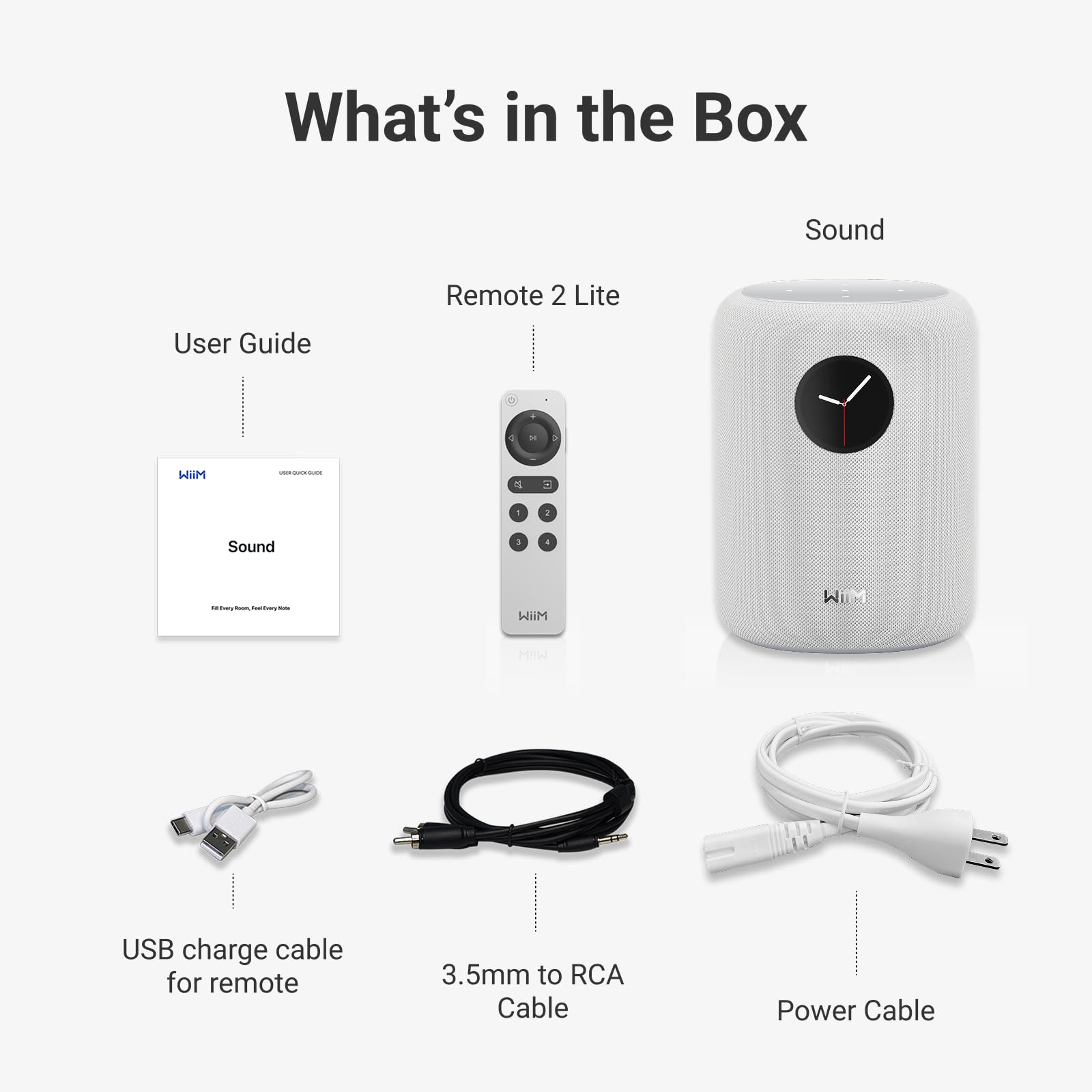 WiiM Sound Smart Speaker with 1.8″ Touch Display