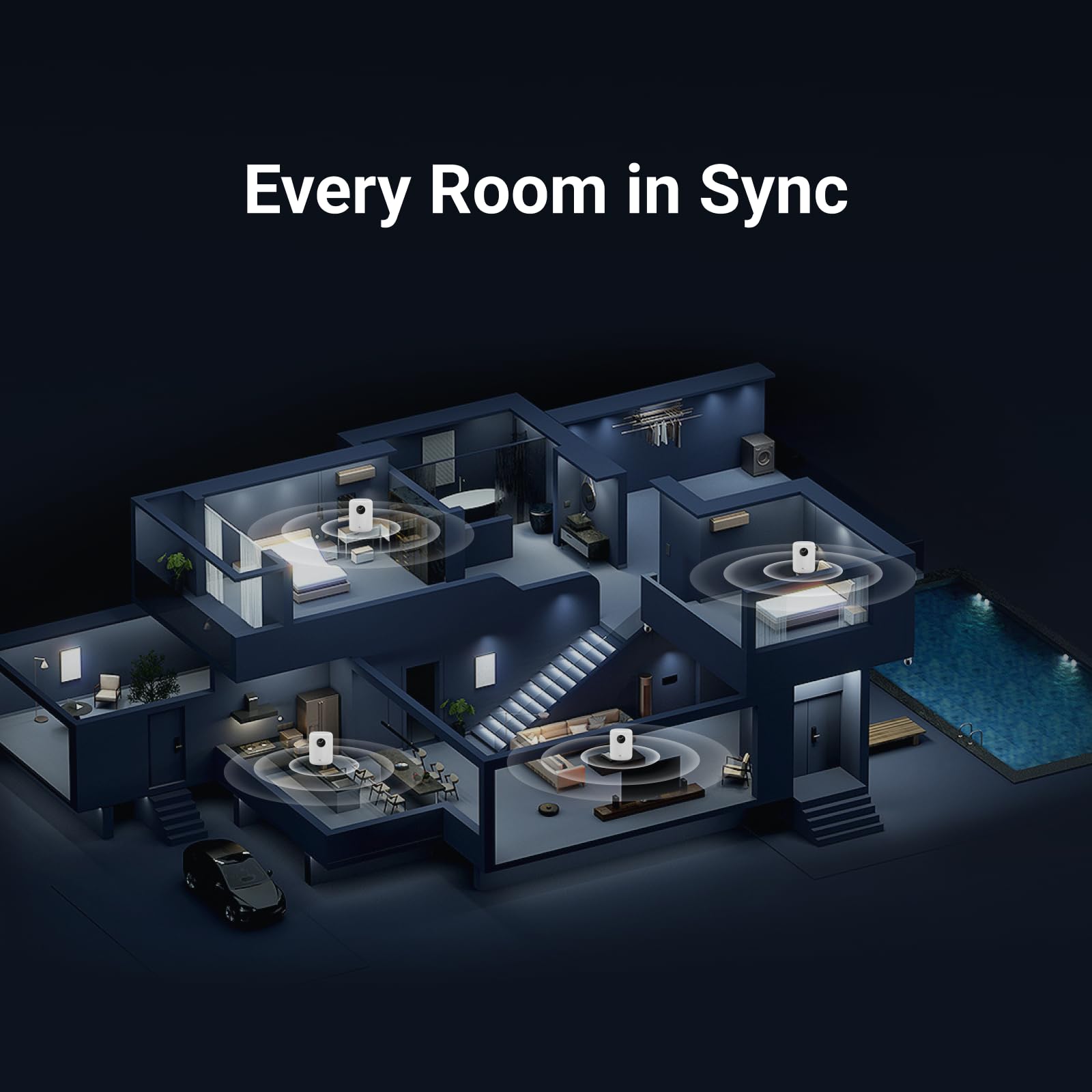 WiiM Sound Smart Speaker with 1.8″ Touch Display