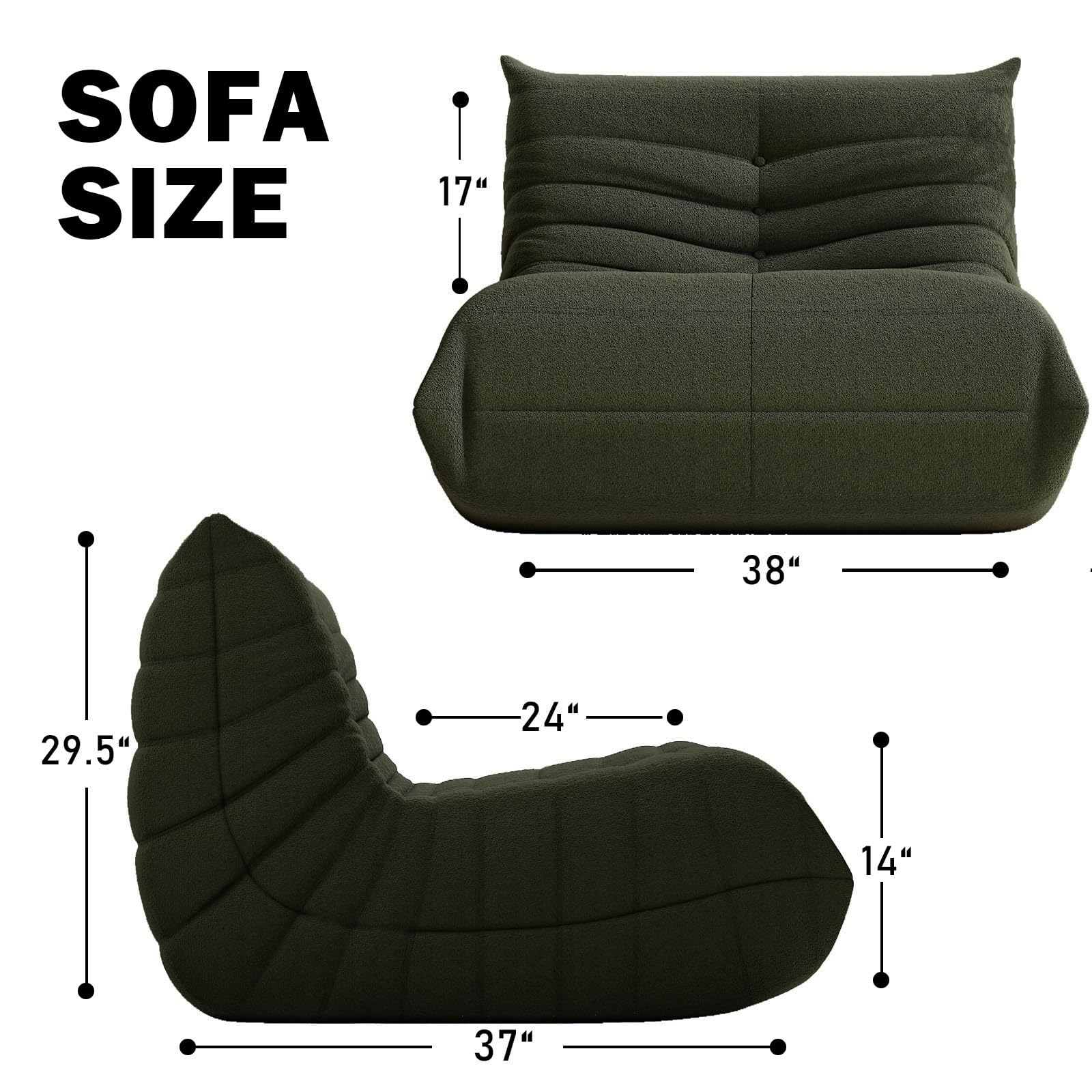 Large Bean Bag Chair for Adults