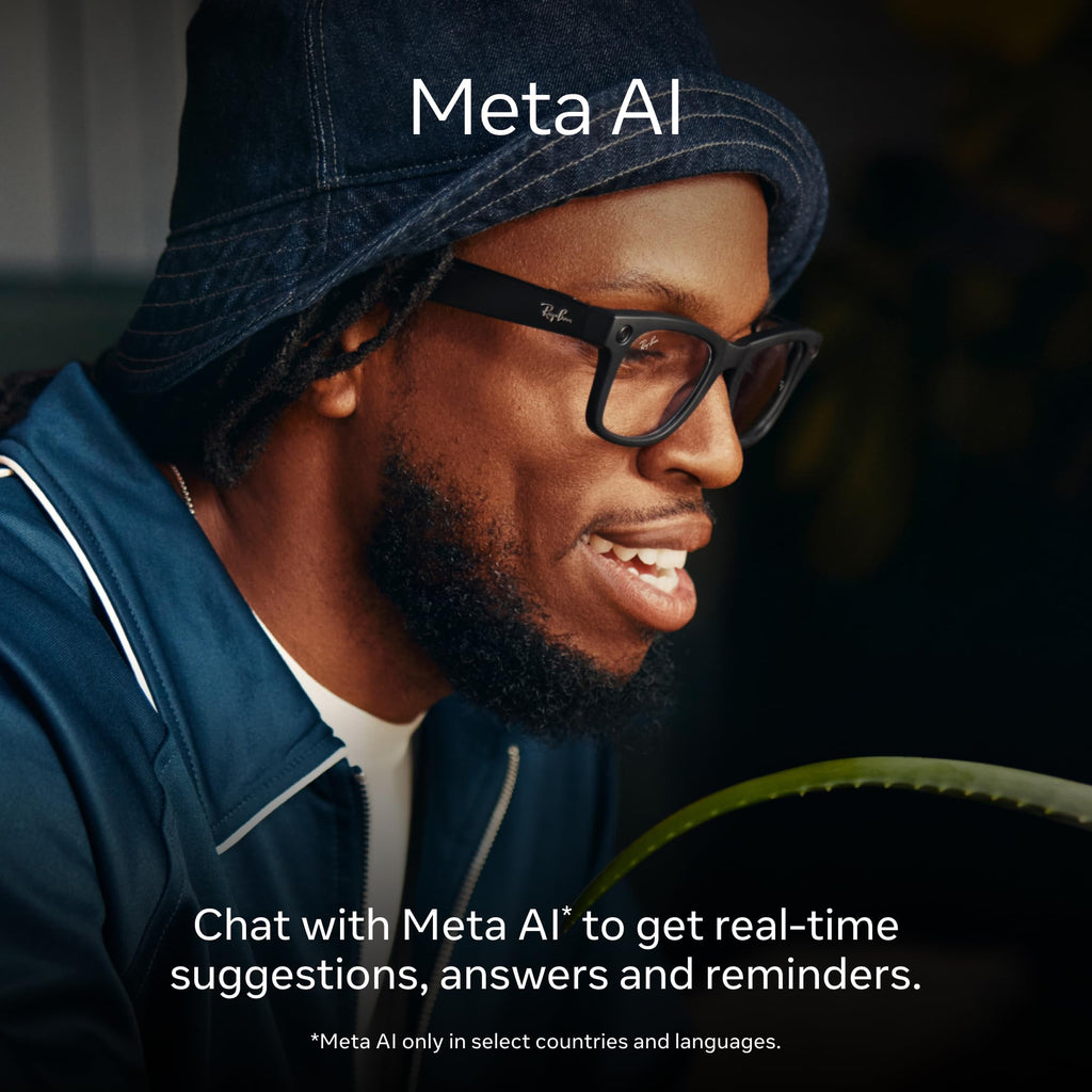 Ray-Ban Meta (Gen 1), Wayfarer, Smart AI Glasses for Men & Women