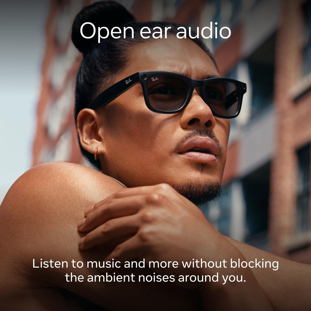 Ray-Ban Meta (Gen 1), Wayfarer, Smart AI Glasses for Men & Women