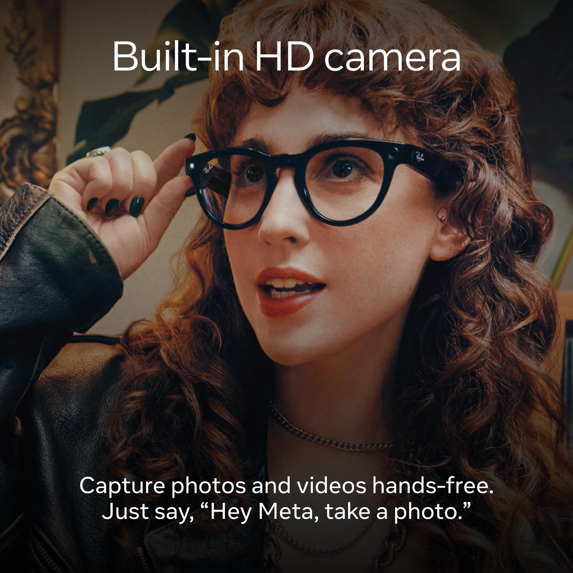 Ray-Ban Meta (Gen 1), Wayfarer, Smart AI Glasses for Men & Women