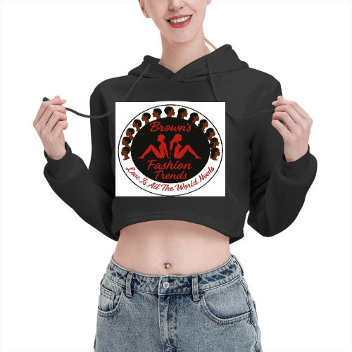 Women's Long-Sleeve Cropped Sweatshirt