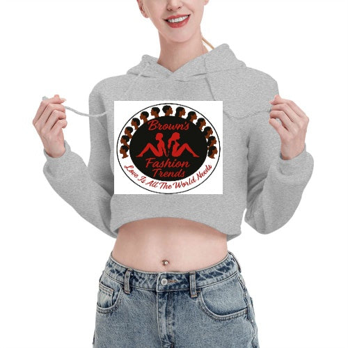 Women's Long-Sleeve Cropped Sweatshirt