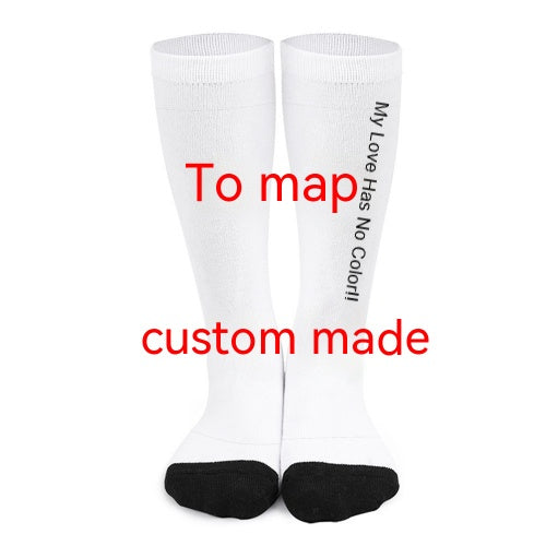 My Love Has No Color Custom-Branded Socks